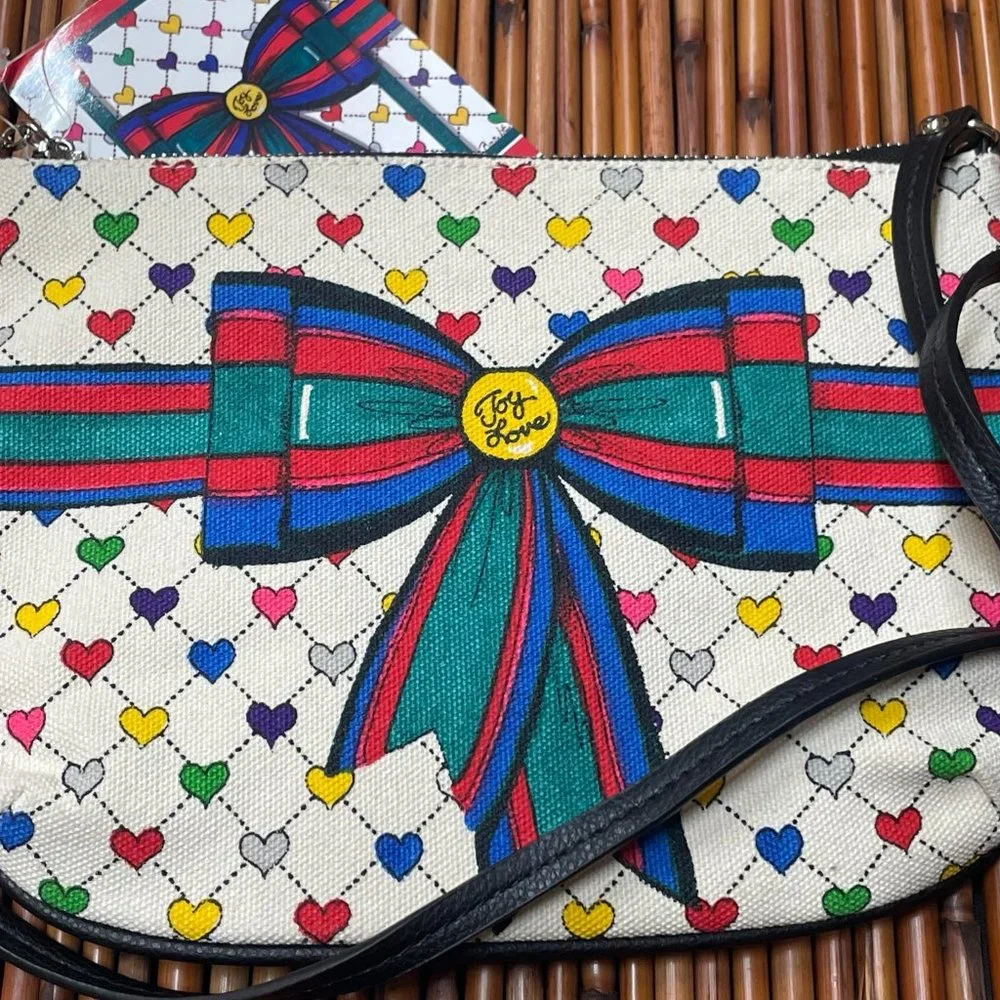 VINTAGE BRIGHTON Gift Bow Purse with ITS OWN BOW "Gift Pouch Purse" Clutch Bag - Picture 9 of 12